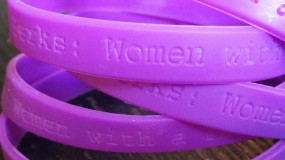 Purple wrist bands with the Berks, Women with a Past